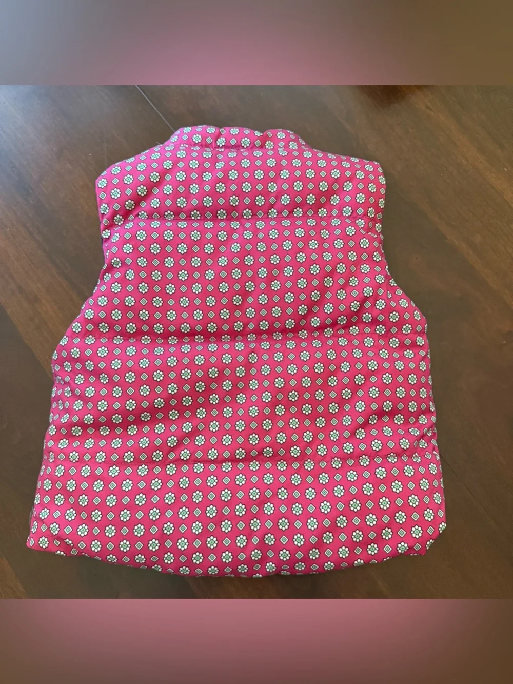 Reversible Ralph Lauren baby reversible Vest navy pink 18M